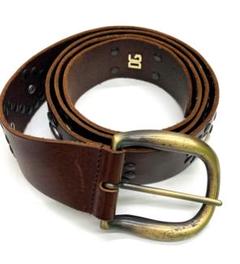 美品✨】DOLCE&GABBANA スタッズベルト レザー ブラウン Y2K