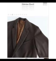 エドウィナホール Edwina Hoerl テーラードジャケット 18AW