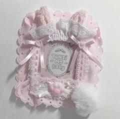 韓国作家 tensi my baby トレカ 硬質ケース うさぎ ピンク リボン