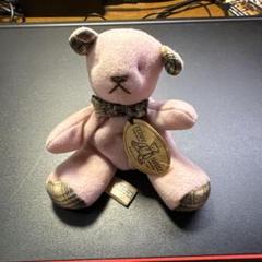Teddy House ピンク テディベア ボウタイ付き