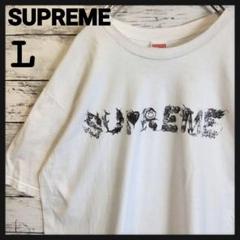 【入手困難品】シュプリーム♤Tシャツ　アニマルロゴ　バック総柄　センターロゴ　L 入手困難品】シュプリーム♤Tシャツ アニマルロゴ バック総柄