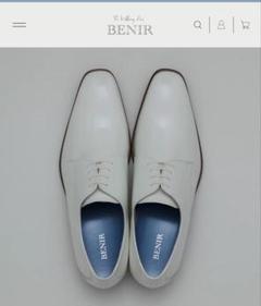 BENIR ベニル　ウェディングシューズ　メンズ　26.5 極美品】BENIR ベニル ウェディングシューズ ブライダルシューズ