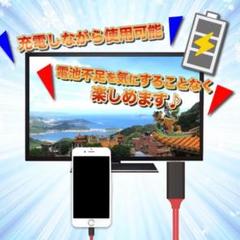 HDMI ケーブル iPhone 変換 ライトニングケーブル 簡単設定_
