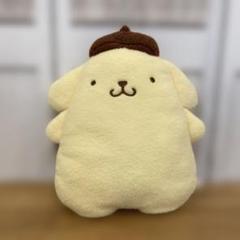 希少 美品 ポムポムプリン ふわもこワッペン BIG ぬいぐるみ 希少 美品 ポムポムプリン ふわもこワッペン BIG ぬいぐるみ