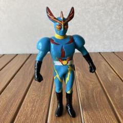 イナズマン ソフビ フィギュア ビンテージ レトロ 27cm マスク着脱式 イナズマン ソフビ フィギュア ビンテージ レトロ 27cm マスク