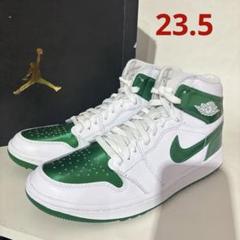定価以下❗️NIKE Air Jordan1 ゴルフ メタリックグリーン23.5のサムネイル