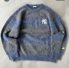 Perush MLB コラボ ニット Perushu セーター ニット × MLB コラボジャガードニット メンズ