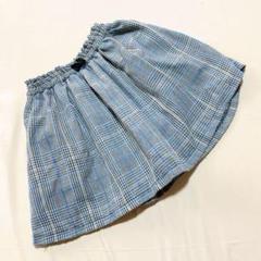美品‼️キッズ スカート ショートパンツ チェック柄 ミニスカート 110cm