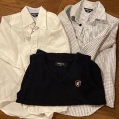 お値下げ　COMME CA ISM 110 長袖シャツ・ベストセット