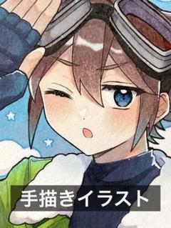 創作 イラスト アナログ 男の子 手描き