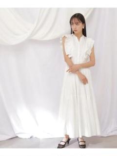 美品JILL by JILL STUART ボリュームデザインプリーツワンピース JILL by STUART ワンピース ボリュームデザインプリーツ