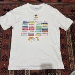 Tシャツ　白　00s サッカー　日韓　ビンテージ