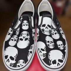Amazon | [バンズ] FORGOTTEN BONES スカル SLIP ON スリッポン