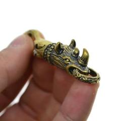 【 No.44 アクセサリー カラビナ 59mm サイ 真鍮 】★のサムネイル