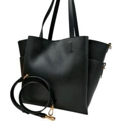 BEAUTY & YOUTH 2way トートバッグ ショルダーバッグ ブラック