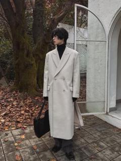 IZ様 2plan Melfis double maxi wool coat IZ様 2plan Melfis double maxi wool coat - メルカリ