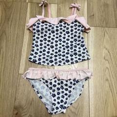 花柄　100cm 110cm 水着　セパレート　女の子　オシュコシュ　ビキニ