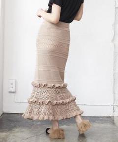 ECLIN クロシェIラインスカート
