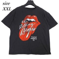 ローリングストーンズ Tシャツ 公式 ツアーTシャツ 78年復刻 XXL