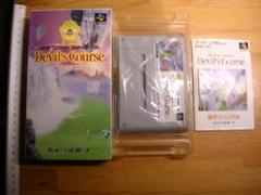 SFC [ デビルズコース ]箱・説明書/動作確認/端子清掃済み ゴルフ