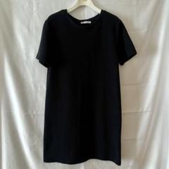 ZARA ザラ ワンピース ミニワンピース トップス 黒 ブラック xs 半袖