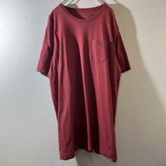 T-53 Eddie Bauer バーガンディ Tシャツ 2XL