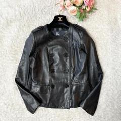 美品　バーバリーロンドン　ライダースジャケット　ダブルジップ　カーキ　38 M 2025年最新】バーバリーロンドン ダブルライダースの人気