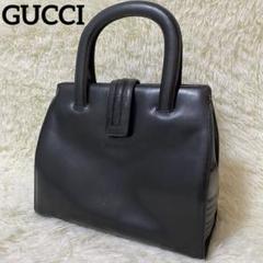 【希少】GUCCI ヴィンテージ オールレザー ハンドバッグ パイソン