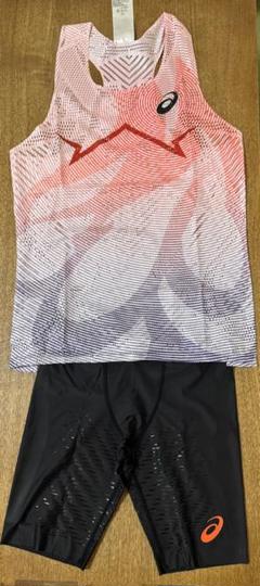 ASICS Metaspeed シングレッド、タイツ[上下セット] M