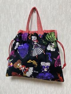 ロラライハリス♡巾着トート&ポーチセット♡【ハンドメイド】