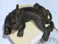 ⭐中国清時代 麒麟 文鎮 文房四宝 玉石文化 古玉 根付け 古美術品 骨董品 ⭐中国清時代 麒麟 文鎮 文房四宝 玉石文化 古玉 根付け 古美術