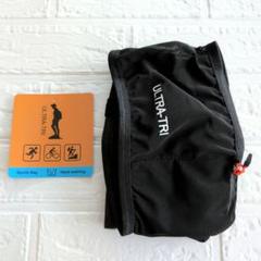 ★ULTRA-TRI 揺れない ランニング ウエストポーチ XXL Black