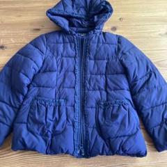 【新品未使用】BeBe べべ　140 紺色　中綿コート 新品未使用】BeBe べべ 140 紺色 中綿コート - メルカリ