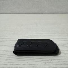 美品✨付属品完備 ボッテガヴェネタ マネークリップ イントレチャート 黒 Amazon | [ボッテガヴェネタ] マネークリップ付き 二つ折り財布