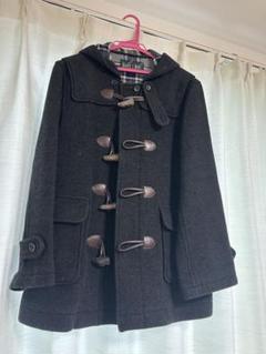 美品 イーストボーイ East BOY ダッフルコート カシミヤ混 ブラック Ｌ EAST BOY（イーストボーイ）のダッフルコートは制服通販の