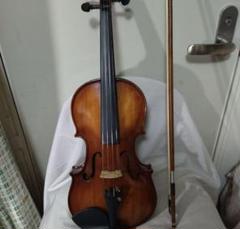 オールドバイオリン本体と弓2本中古HIDERSINE松脂