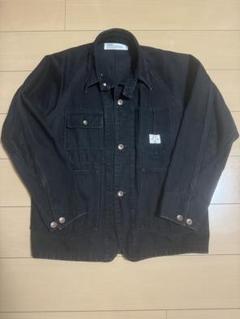 dairiku 2018 デニムカバーオール　BLACK DAIRIKU