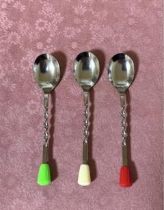 未使用品）昭和レトロスプーン ねじねじスプーン 3本セット - メルカリ