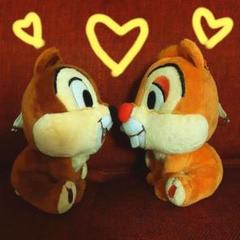 お顔厳選　チップ&デール　ぬいぐるみバッチ　ぬいば　ノーマル　かわいいのサムネイル