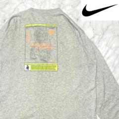 【USA製】【00s NIKE】 プリント 長袖 Tシャツビンテージ 古着 レア