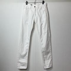 ann demeulemeester ホワイトデニムパンツ サイドライン