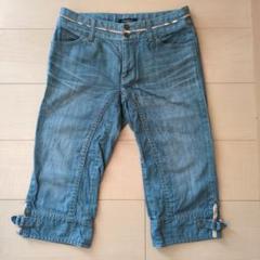 BURBERRY ウィメンズ ターンアップ インディゴデニム ジーンズ Burberry Jeans Women's Medium Indigo - POIZON