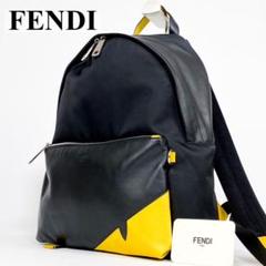 最新最全のをすべて リュックサック ポン様専用】フェンディ 黒 バグズアイ レザー バッグ