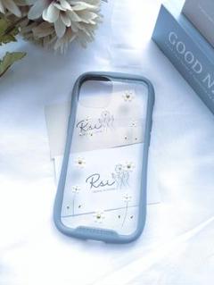 iPhoneケース　スマホケース　ハンドメイド　ワイヤーフラワー