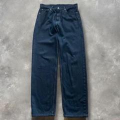 Levi's 550 リーバイス ブラックデニムパンツ 後染め ワイド 古着