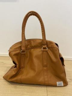 PORTER ポーター ボストンバッグ レザー キャメル PORTER - 【PORTER】吉田カバン ボストンバッグ レザー