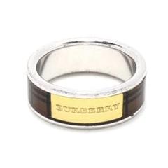BURBERRY バーバリー リング　 ノバチェック SILVER 15号！ 2025年最新】BURBERRY レディース リング・指輪の人気アイテム
