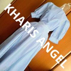 KHARIS ANGEL　ストライプ柄　ロングフレアスカート　セットアップ