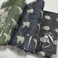 【未使用品】fuwara 六重織ガーゼ 140×50cm 3種セット