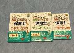 保育士試験テキスト 上下と一問一答2021年版3冊セット